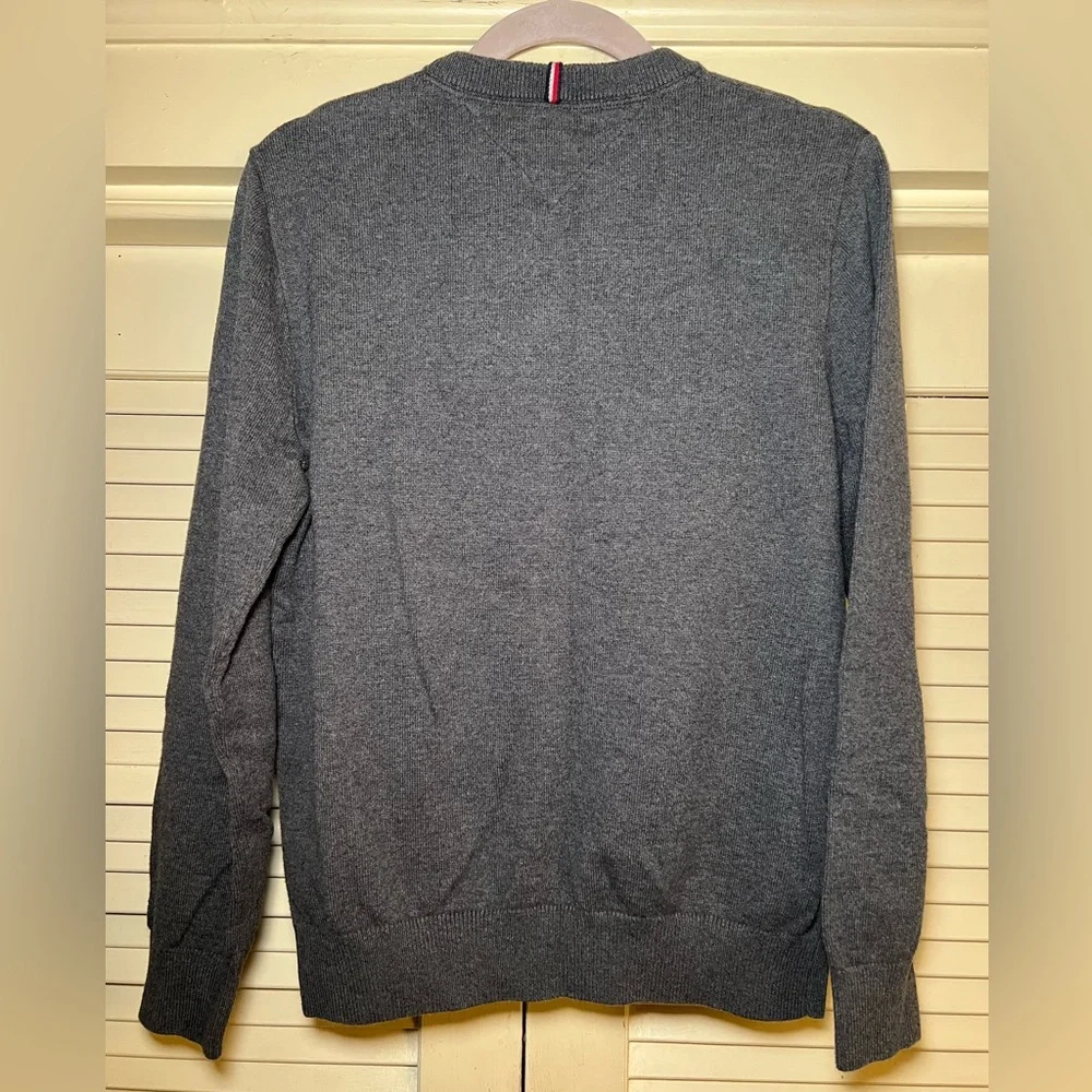Tommy Hilfiger Cotton Knit Pullover Sweater Jumper with Logo Patch, size medium - Picture 14 of 14